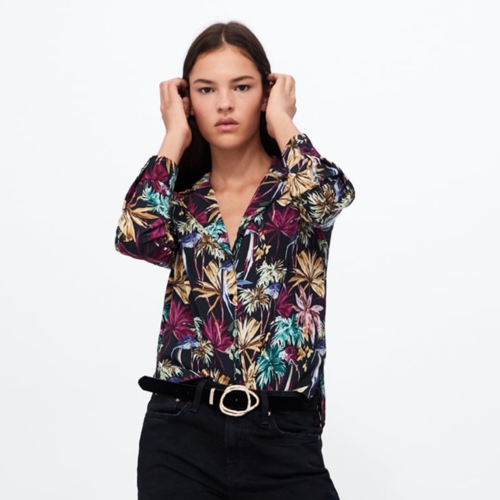 Zara Tropical Shirt